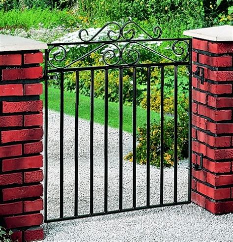 metal gate for house|metal garden gates 4ft high.